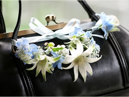 リースのベースのリボン