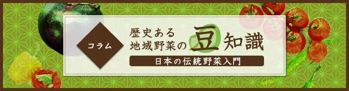 歴史ある地域野菜の豆知識　日本の伝統野菜入門