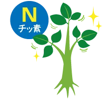 窒素のイラスト