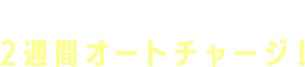 さすだけで2週間オートチャージ